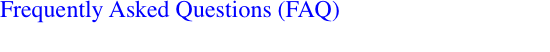 Frequently Asked Questions (FAQ)